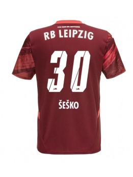 Muži Futbalové oblečenie RB Leipzig Benjamin Sesko #30 2024-25 Krátky Rukáv - Preč